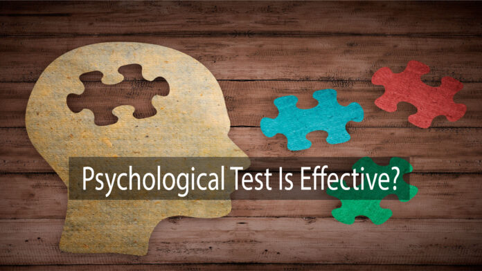 Psychological Test Is Effective