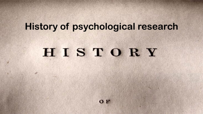 History of psychological research in Pakistan